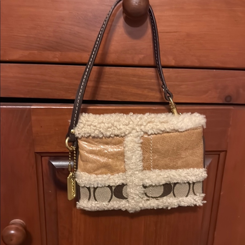 Stylish Tan and Cream Women's Bag
